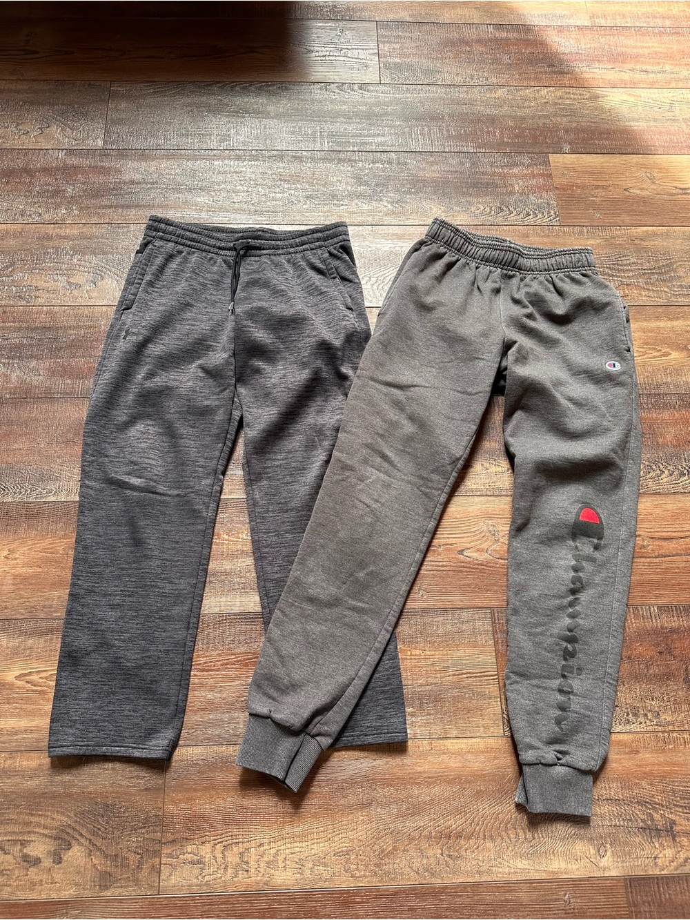 Champion & Under Armour Kids' Gray Sweatpants lot - Gray